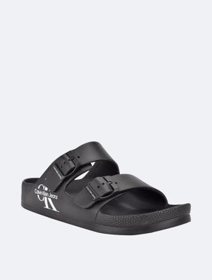 Men's Zion Double Strap Slide Sandal, Black