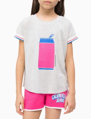 calvin klein girls t shirts