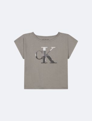 Girls calvin klein t shirt sales
