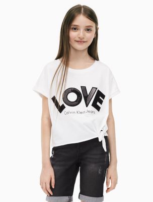 calvin klein t shirt for girls