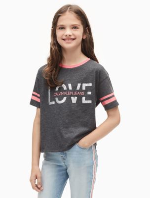 calvin klein t shirt for girls