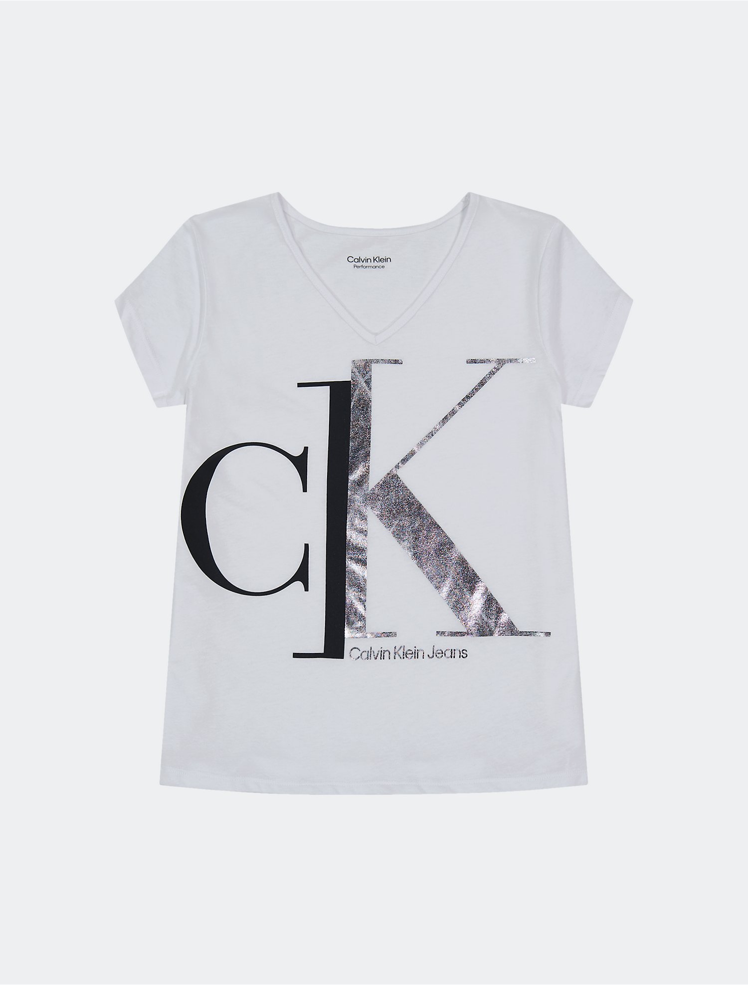 Groene bonen Uitdaging Bakken Girls Split Monogram T-Shirt | Calvin Klein