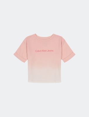 Girls Ombre Crewneck T Shirt