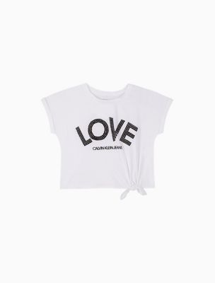 calvin klein girls t shirts