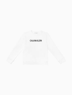 calvin klein white sweatshirt