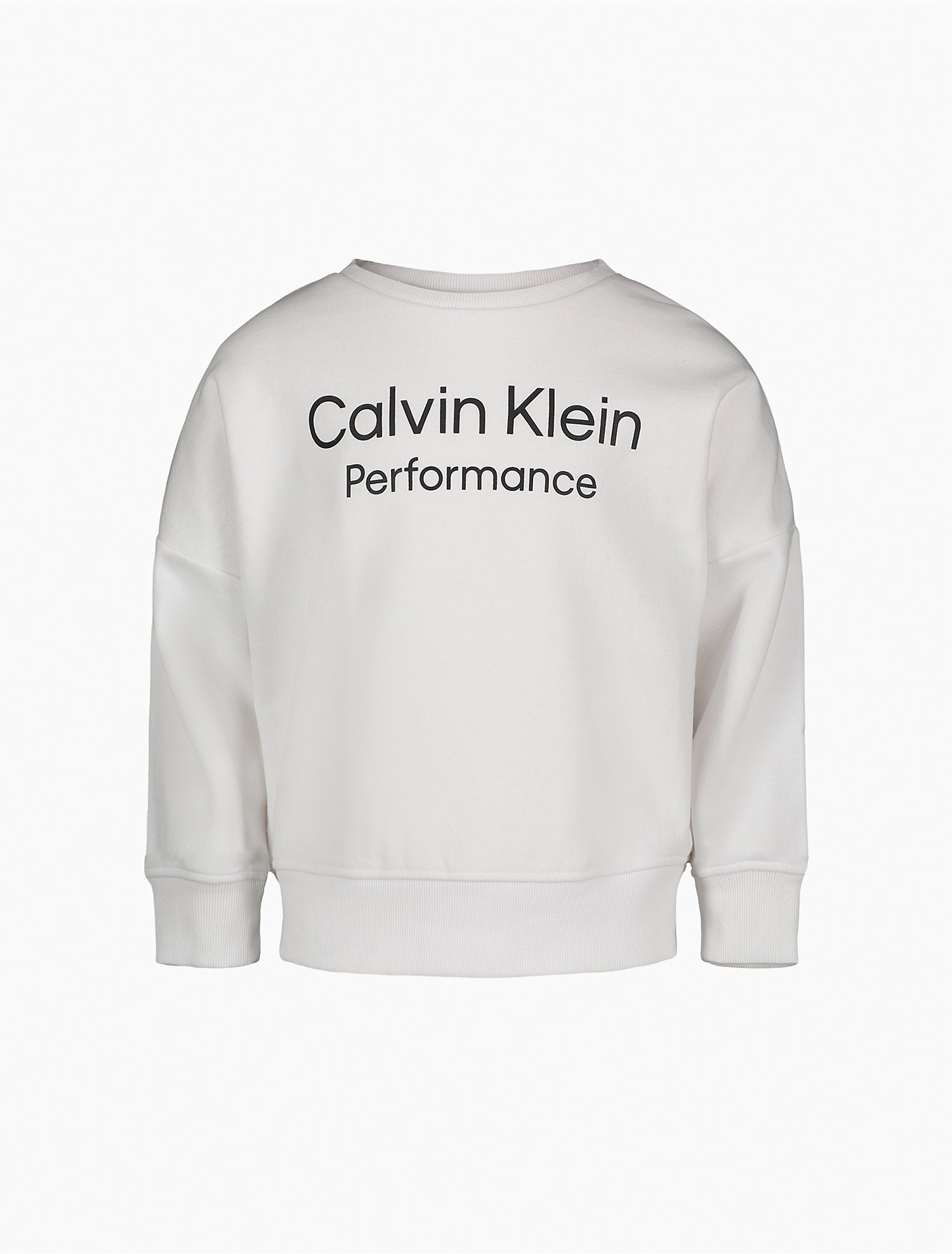 Altijd Referendum grind Girls Performance Logo Crewneck Sweatshirt | Calvin Klein