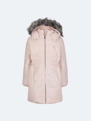 Girls Hooded Puffer Jacket Calvin Klein