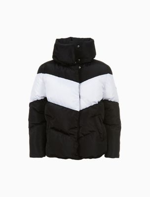 calvin klein big girls belted puffer jacket