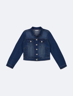 Denim short shop jacket for girl