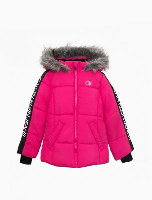 Calvin klein reflective on sale parka