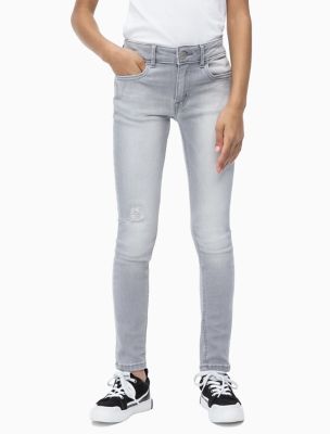 Girls Skinny Fit Mid Rise Jeans 
