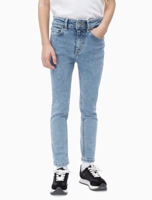 calvin klein jeans high rise ankle skinny