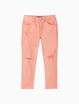 calvin klein denim capris