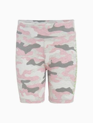 pink camo biker shorts