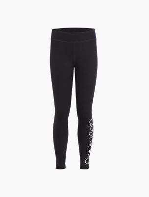 calvin klein logo leggings black