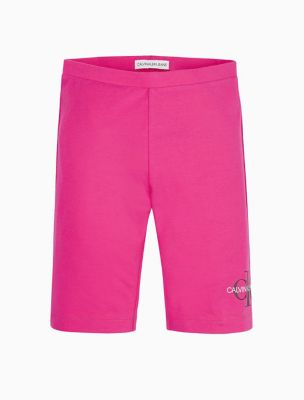 girls pink cycling shorts
