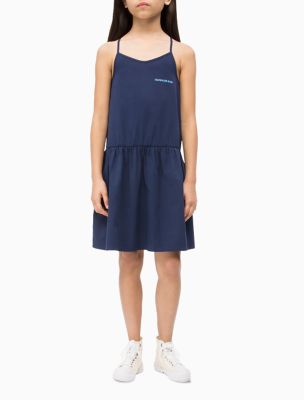 calvin klein spaghetti strap dress