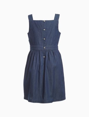 calvin klein chambray dress