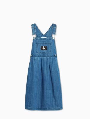 calvin klein blue jean dress