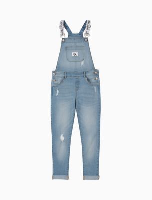 girls skinny jean overalls