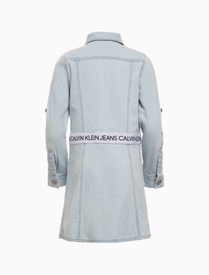 calvin klein trucker dress