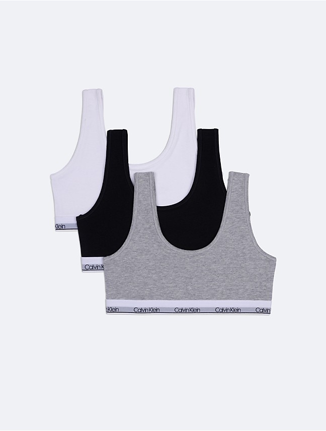 Calvin Klein Seamless Soft Crop Bras - Pack of 2 - ShopStyle Girls'  Underwear & Socks