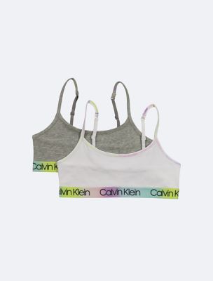 2 Pack Girls Bralettes - Customized Stretch Calvin Klein®