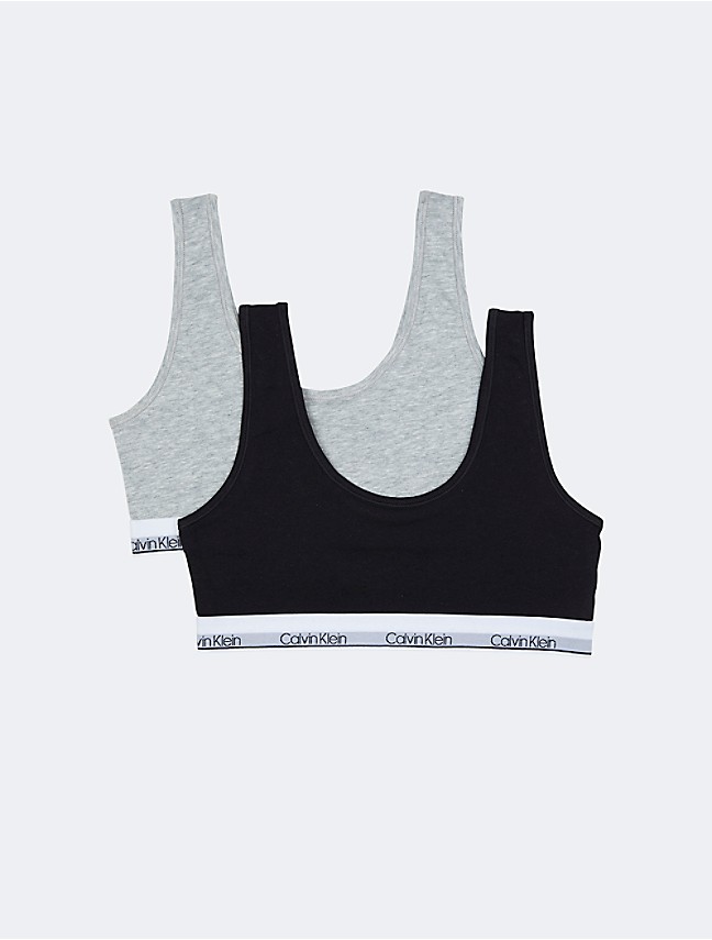 Calvin Klein Ladies' Seamless Bralette, Removable Pads, Signature Logo  Band, 2 Pack : : Clothing, Shoes & Accessories