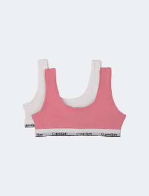 2 Pack Girls Bralettes - Customized Stretch Calvin Klein®