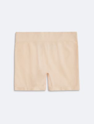 Girls Seamless Active Shorts, Sand