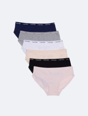 6 Pack Girls Ladies Underwear Mid Rise Cotton Briefs Basic