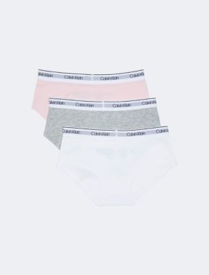 Buy Calvin Klein Underwear Women Pack Of 3 Mid Rise Solid Seamless Bikini  Briefs QD35616S2 - Briefs for Women 18974974