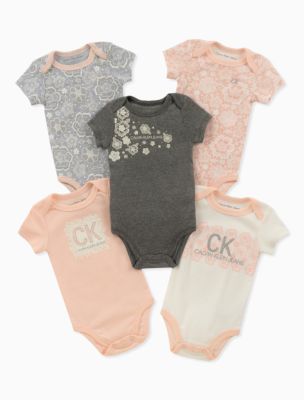 calvin klein baby girl onesies