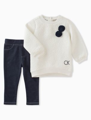 calvin klein bralette and leggings set