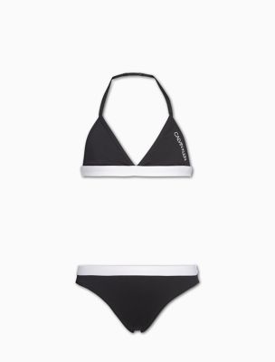calvin klein black bikini set