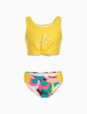 calvin klein swimwear yellow