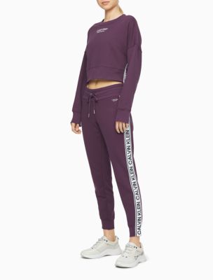 calvin klein tape joggers