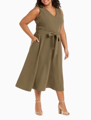 calvin klein dresses plus size