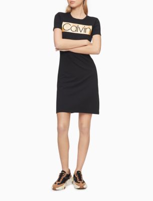 t shirt dress calvin klein