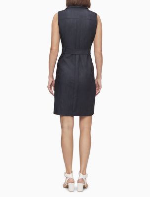 calvin klein moto dress