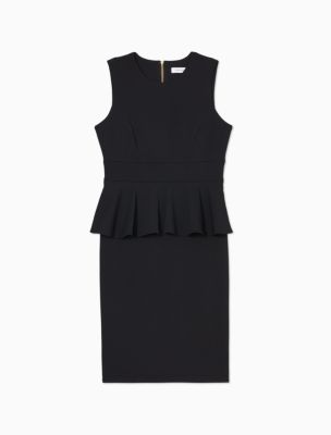 calvin klein peplum dress