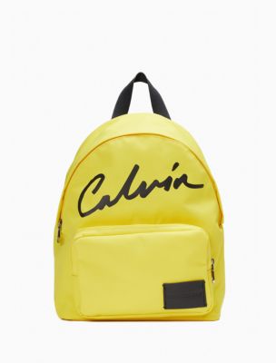 calvin klein logo backpack