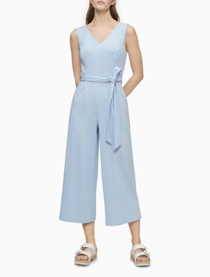 calvin klein jumpsuit blue