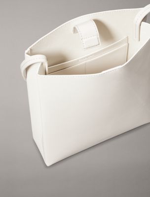 Line Leather Crossbody Bag | Calvin Klein