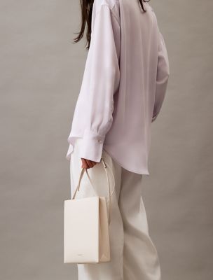 ハンドバッグ   Women's CK Line Leather Crossbody Bag 4F3005GQY Line Leather Crossbody Bag | Calvin Klein