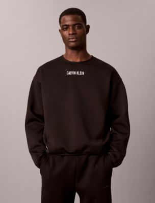 Мужской спортивный свитшот Calvin Klein Intense Power, цвет: Чёрный — фото 1