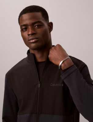 Мужская куртка Calvin Klein CK Sport Jersey Zip, цвет: Чёрный — фото 2