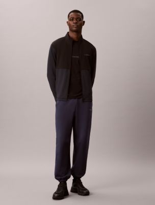Мужская куртка Calvin Klein CK Sport Jersey Zip, цвет: Чёрный — фото 3