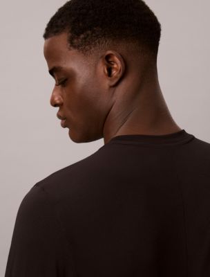Мужская футболка Calvin Klein Icon Sport Mesh Long Sleeve, цвет: Чёрный — фото 4