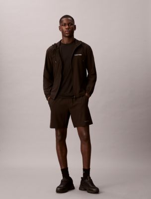 Мужская куртка Calvin Klein Icon Sport Windbreaker, цвет: Чёрный — фото 2